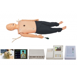 高级多功能急救训练模拟人 心肺复苏/气管插管/除颤/起搏